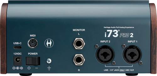 INTERFACE AUDIO USBC-C 2IN/4OUT, 2 Préamp Style 73 ClassA HERITAGE AUDIO I73PRO2 - Picture 3 of 6