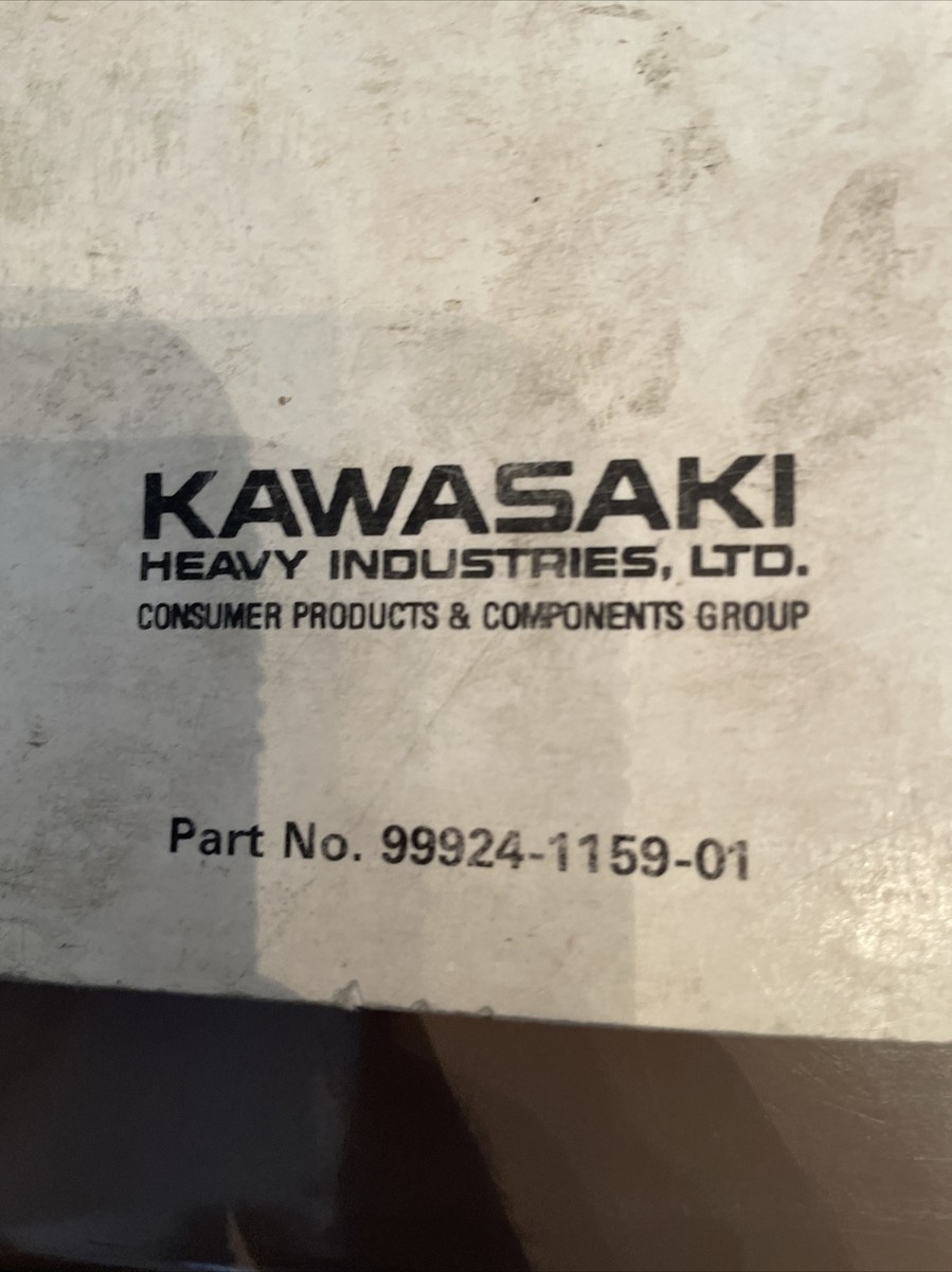 1993 Kawasaki ZX1100-D1 Service Manual Part # 999924-1159-01 | eBay
