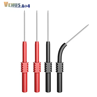 PEAKELECT 2PCS Flexible Back Probe Pins Bendable Test Probes for Automotive Wire Piercing