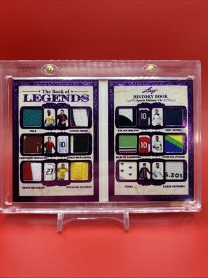 2023 Leaf History Book Of Legends Soccer Messi Ronaldo Pele Beckham Maradona /10