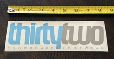 THIRTY TWO Sticker 1995 Snowboard Footwear Boots ThirtyTwo 32 Apparel Outerwear