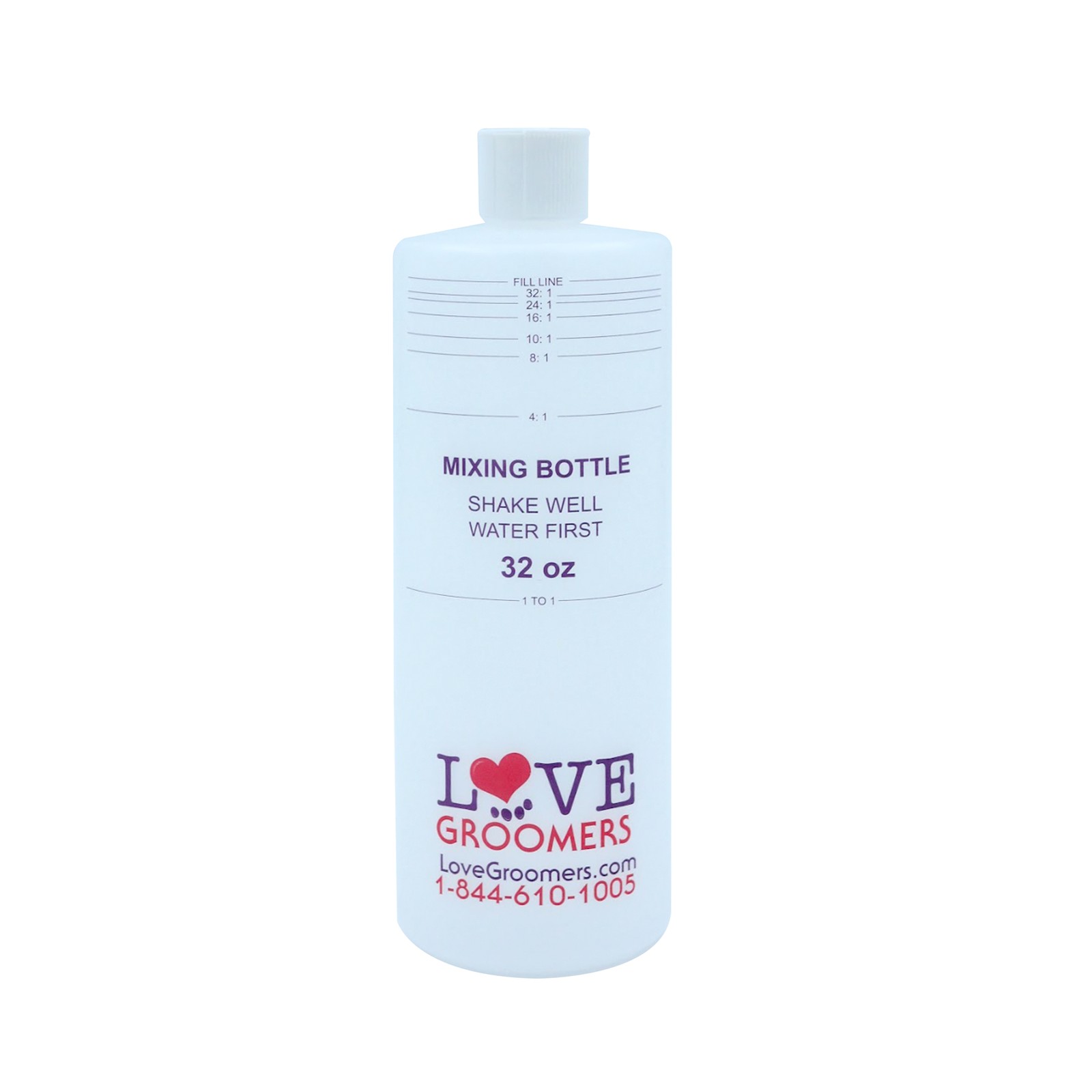 Groomer Essentials 32 Ounce Dilution Bottle - Pack of 4