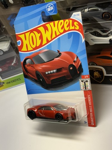 HOT WHEELS - LOT OF (5) Bugatti - EB110 SS - Bolide & Chiron Die Cast Toys 1:64 - Picture 16 of 17