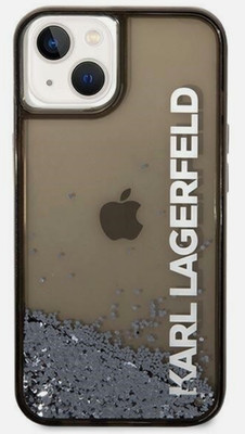 Karl Lagerfeld Back Cover Liquid Glitter for iPhone 15 Plus, 14 Plus - Super  