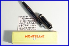 1940er MONTBLANC 136 MEISTERSTÜCK Kolben Füller flex F Stahl Feder Box