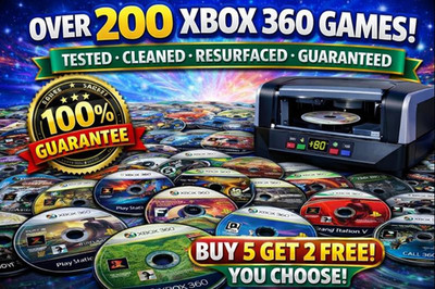 XBOX 360 GAMES   DISC ONLY   YOU CHOOSE   BUY 5 GET 2 FREE! WOW!