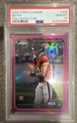 2024 Topps Chrome - Rookies Bo Nix #206 Pink Refractor (RC)