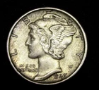 1936-P - Mercury Dime, FSB, Toning