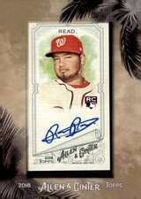 2018 Topps Allen & Ginter #MA-RR Raudy Read Framed Mini Baseball Autographs