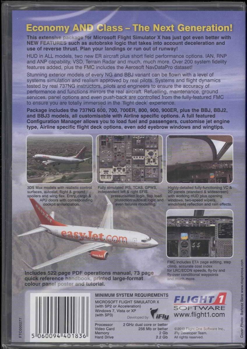 Ifly 737Ng Feature Pack Edition Fsx Add-On Software | eBay