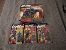 Gi joe 3.75 Retro Carded Hiss III Tank Duke Stalker And cobra Commander