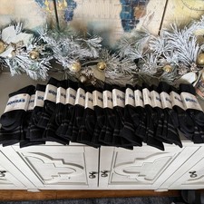 Bombas Socks 18 Pairs Mid-Long Black Large New