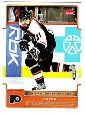 2006-07 FLEER TIFFANY #143 PETER FORSBERG Philadelphia Flyers Hockey Card