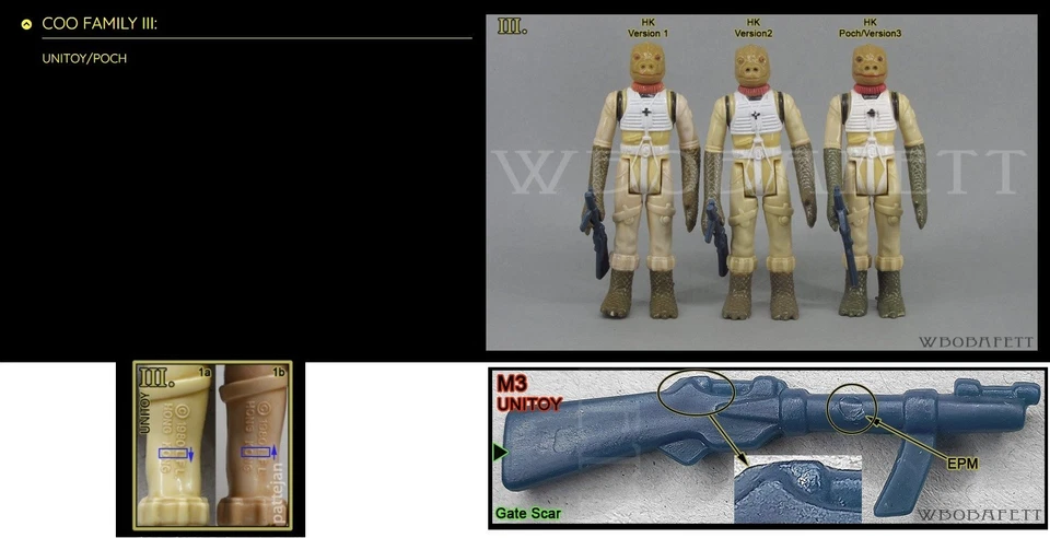 Kenner Star Wars Unitoy versão POCH? Boneco de ação Variant Bossk 1980 completo - Imagem 2 de 4