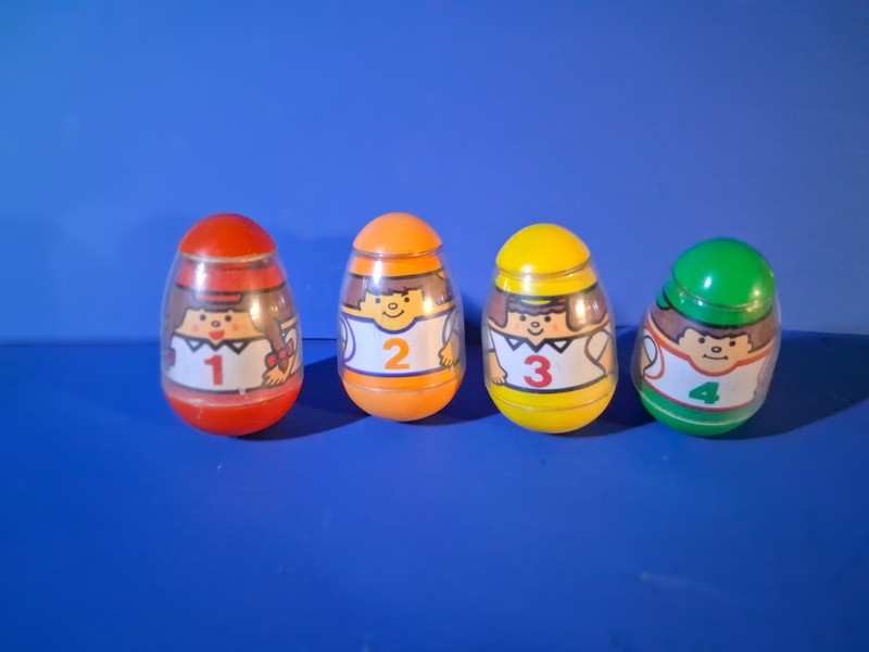Vintage 1978 Weebles Speed Racer  Good Shape NO Cracks