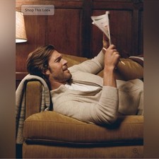 J.Crew Cashmere full-zip sweater Heather Birch M