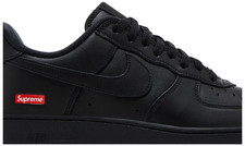 Nike Air Force 1 Low x Supreme Black Red Logo...