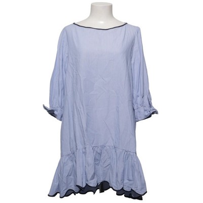 Zara Basic Collection, Kleid, Größe: XL, Blau/Weiß, Streifen, Damen #UbT