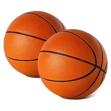 5” Foam Mini Basketball for Pro Mini Basketball Hoop, 2 Pack | Safe & Quiet 