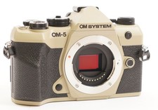 OM SYSTEM OM-5 Mark II High Autofocus 4K Video Mirrorless Camera Sand Beige