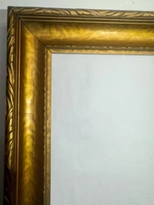 Antique Early 20th Century Louis Philippe Style 17x21 Picture Oil Painting Frame