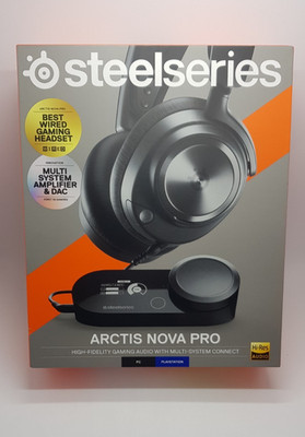 Steelseries Arctis Nova Pro kabelgebundenes Headset - Schwarz - B-Ware,Neuwertig