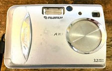 Fujifilm Digital Camera FinePix A303 3.2MP Silver - Tested - No Memory Card