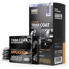 Ceramic Trim Coat, Plastic Trim Restorer for Cars - Maximum Strength - 8 Pack