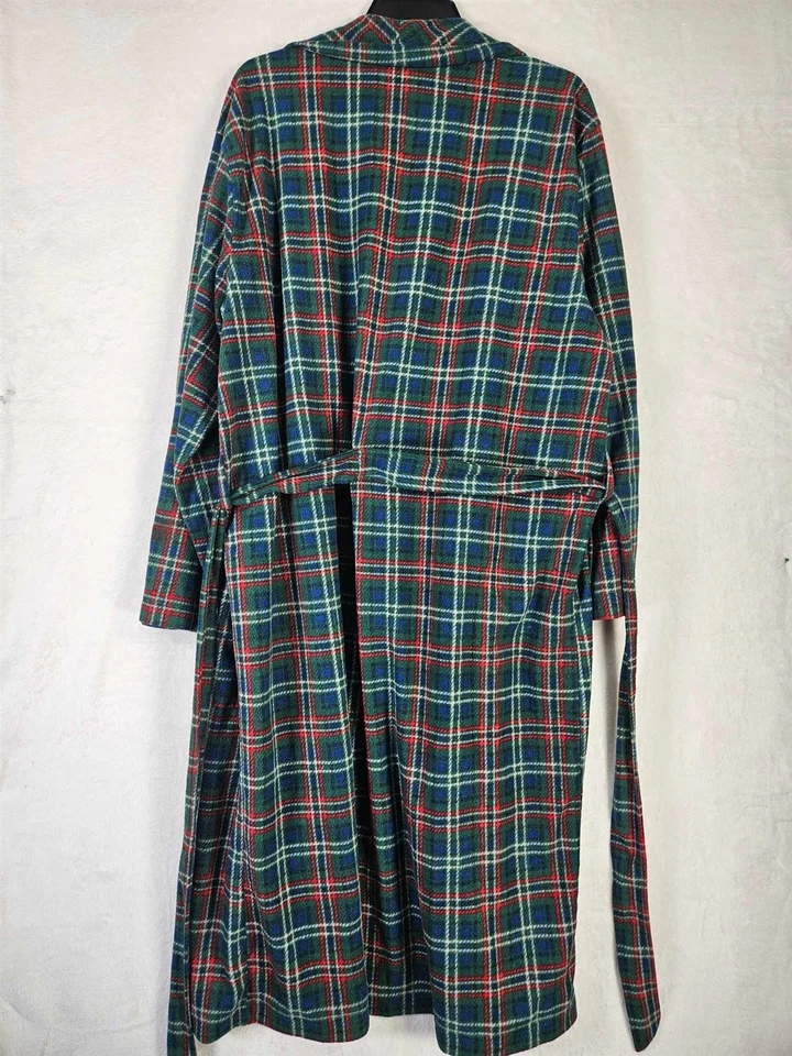 Tommy Hilfiger Bata Hombre Talla S/M Cinturón Manga Larga Bolsillos Cuadros Foto 2 de 4