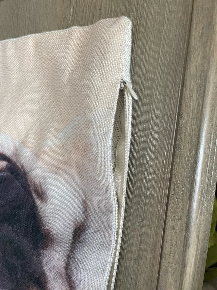 Pug Pillow Cover with a Pineapple Design Dog Lovers Decor - Image 3 of 3