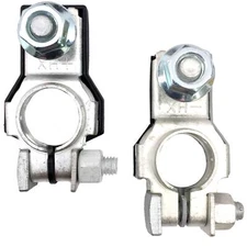 Battery Terminal Connectors Positive & Negative Set for Car Cable Clamps