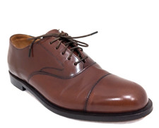 COLE HAAN Men's Cap Toe Oxford Shoes NEWTON MAHOGHANY US 8 E/41 Made in USA EUC*
