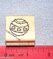 Ball Stamp Single with stars Boy Toys Boy Stuff Clean by Stampin Up Toy Box