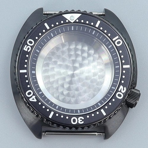 Dive Black Turtle 45mm Watche Case Sapphire Glass For Seiko NH35 Movement 10ATM - Picture 20 of 24