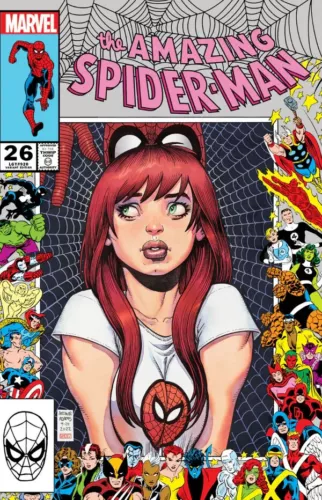🔥 AMAZING SPIDER-MAN #26 · (2023)💥 ART ADAMS 💥 FRAME VARIANT · NM✓