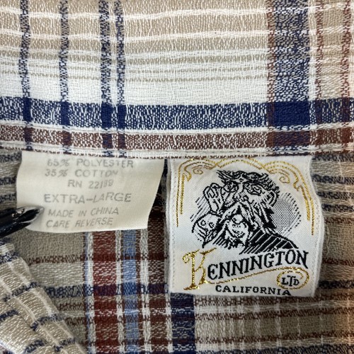 Vintage 70er Kennington LTD California Hemd Herren Gr. XL gestreift Button Down - Bild 3 von 11