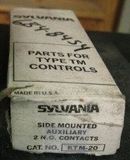  Sylvania KTM-20 Auxiliary Contact 2 N.O.