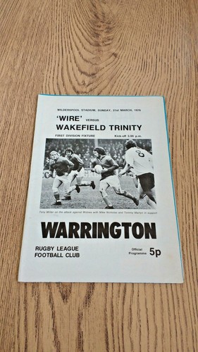 Warrington Rugby League Programmes 1976 - 2006 - Picture 4 of 117