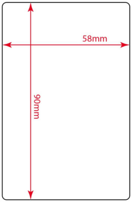 Passend für Ihre Waage 58 x 90 weiß Thermo x 16 Rollen x 500 58£