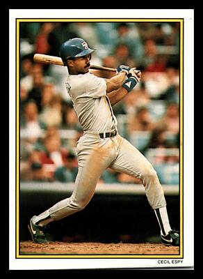 1989 Topps All-Star Glossy Cecil Espy #59 of 60 Texas Rangers NM-MINT