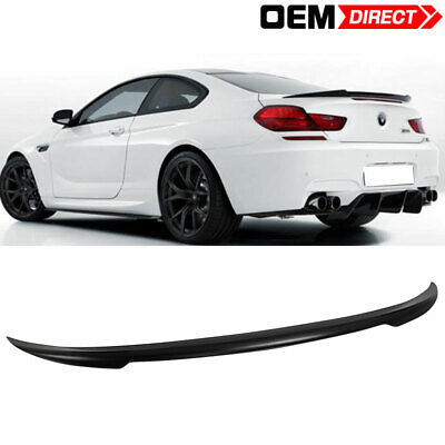 12-17 BMW F12 6 Series Trunk Spoiler Matte Black Painted ABS