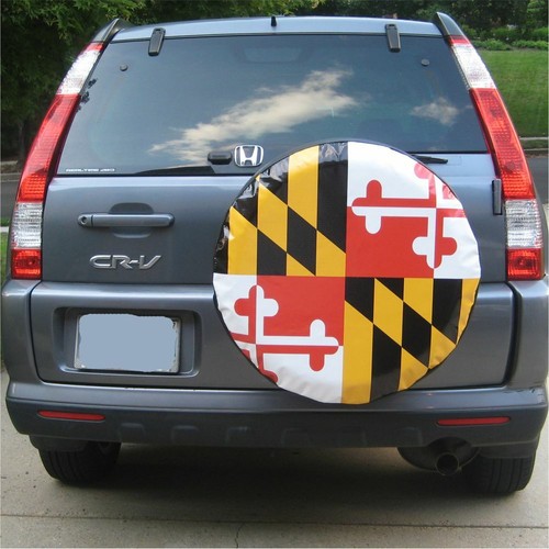 Cubierta de neumático de repuesto con bandera de Maryland todos los tamaños - opción de cámara de reversa - Imagen 6 de 6