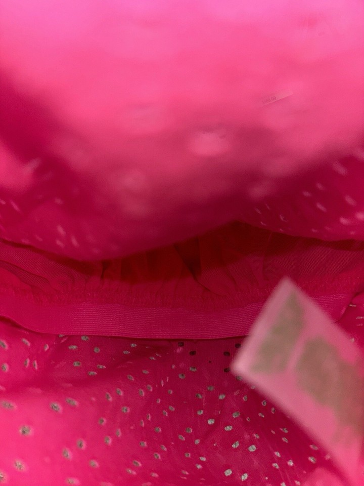 Lilly Pulitzer Luxletic Asana Bra Tank Havana Pink Match Point Eyelet