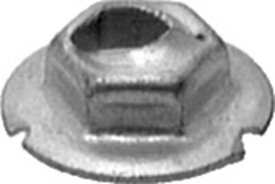 AMZ Clips And Fasteners Thread Cutting Nut 6mm Std Size 18mm Wshr Dia.
