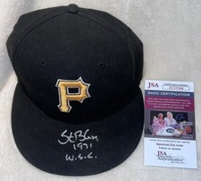 Steve Blass AUTO PITTSBURGH PIRATES Signed MLB New Era On Field Hat 1971 WSC JSA