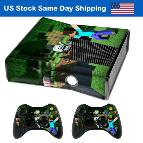 20Pack Skin Sticker Decal Cover for Xbox 360 Slim Console & 2 Controller  Gamepad | eBay