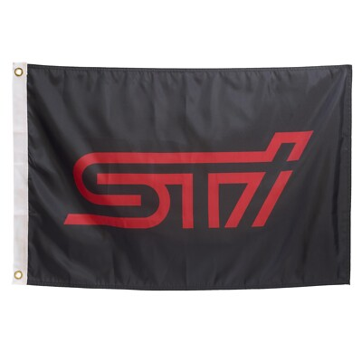 #ad Subaru STI Logo Official FLAG WRX RALLY TEAM MOTORSPORTS USA Forester Outback $20.99