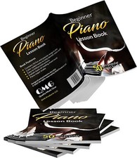 Beginner Piano Lesson Book, Color Coded Notes, 50 Amazing  Popular Songs