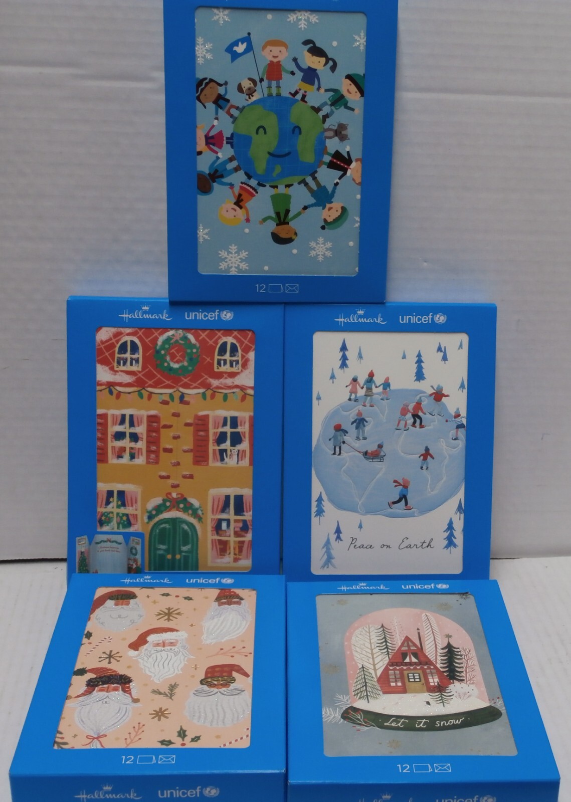 Hallmark 5 Sets of 12 Unicef Christmas Cards New b5 eBay