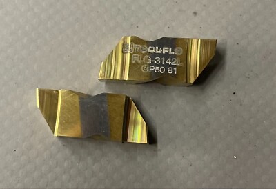 チップイン Tool-Flo FLG-3142L GP50 Carbide Grooving Insert TiN Finish